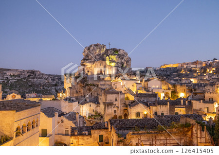 Twilight Over Matera 126415405