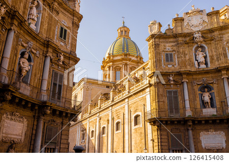 Quattro Canti, Palermo Morning Light Quattro Canti, Palermo Morning Light 126415408