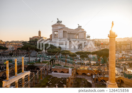 Capitoline Hill and Altare della Patria at Sunset Capitoline Hill and Altare della Patria at Sunset 126415856