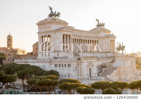 Altare della Patria at sunset 126416000