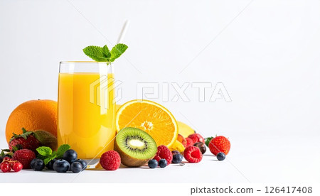 AI image: Fruit mix juice AI image: Fruit mix juice 126417408