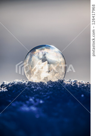 Art of Snow, Light and Ice - Frozen Bubbles 126417968