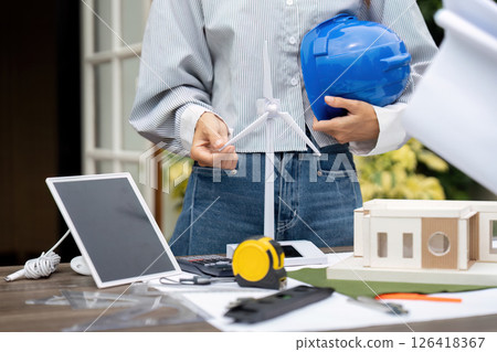 Sustainability in engineering: preparing for eco-friendly house project with model Sustainability in engineering: preparing for eco-friendly house project with model 126418367