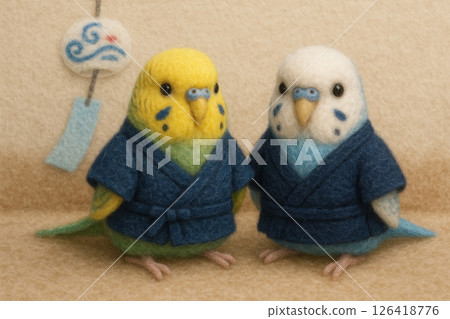 Budgerigars x Japan x Jinbei x Summer Budgerigars x Japan x Jinbei x Summer 126418776