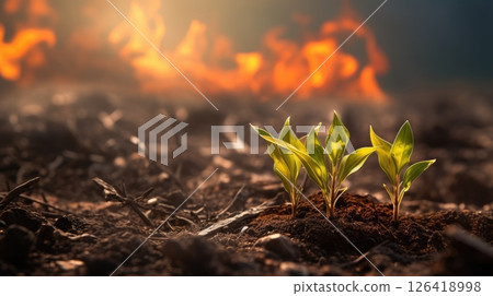 Brave Firefighters Battle Rapidly Spreading Forest Fire to Protect Communities and Wildlife 126418998