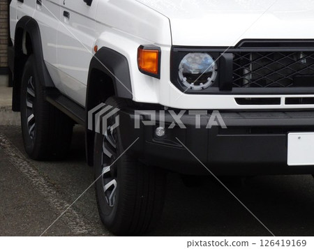 Car image: Toyota Land Cruiser 70 front mask Car image: Toyota Land Cruiser 70 front mask 126419169