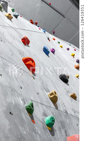 AI image: Bouldering wall 126419351