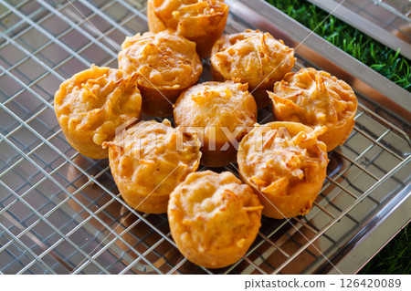 Delicious homemade muffins kitchen food cozy setting close-up culinary delight 126420089