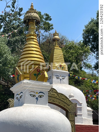 Swayambhunath Stupa, Kathmandu, Nepal Swayambhunath Stupa, Kathmandu, Nepal 126420392