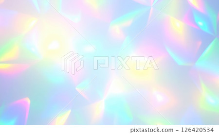 AI Image: Colorful prism light 126420534
