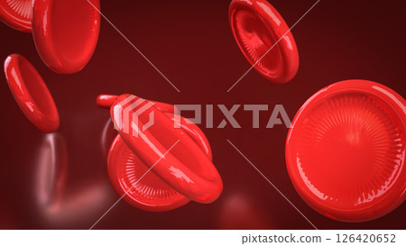 The Cell Blood for Sci or Health concept 3d Rendering. 126420652