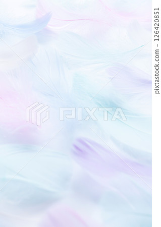 Fluffy feather background material - Mourning postcard background 126420851