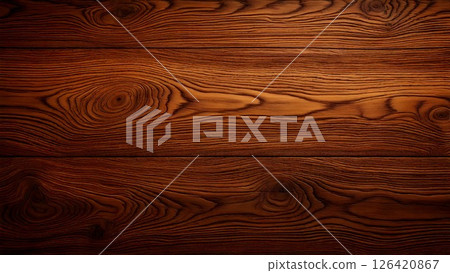 Wood grain background material Walnut wood grain Dark brown Texture AI generated material 126420867