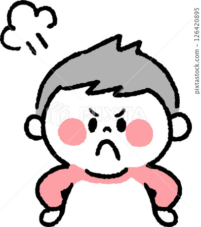 An angry boy An angry boy 126420895