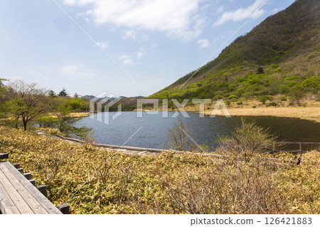 初夏的赤城山、角滿淵 126421883