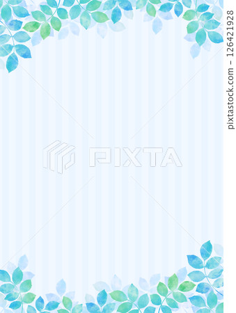 A refreshing illustration background of green and young leaves 126421928