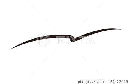 Handwritten style thickness variation vector single speech bubble 11 126422419