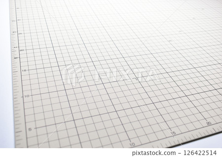 gray cutting mat board background with line and scale measure guide pattern for object art design gray cutting mat board background with line and scale measure guide pattern for object art design 126422514