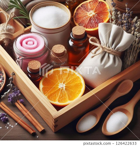 Make your own sachets using essential oils, salt, orange, and lavender for aromatherapy! Make your own sachets using essential oils, salt, orange, and lavender for aromatherapy! 126422633