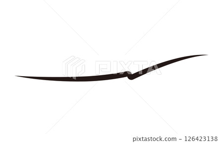 Handwritten style thickness variation vector single speech bubble 16 Handwritten style thickness variation vector single speech bubble 16 126423138