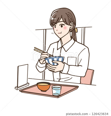外出用餐的女商人 外出用餐的女商人 126423634