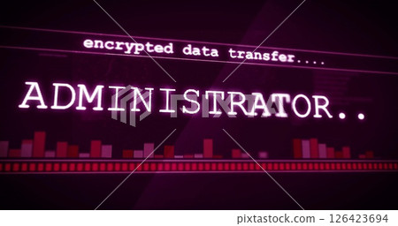 Image of text and data processing over dark background Image of text and data processing over dark background 126423694
