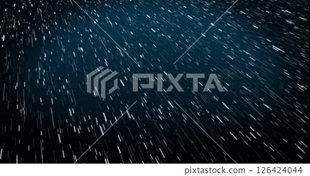 Image of glowing light trails moving over black background Image of glowing light trails moving over black background 126424044