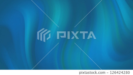 Image of light trails moving on blue background 126424280