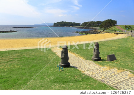 [Saga Prefecture] Hatomasaki Beach on a clear day 126426287
