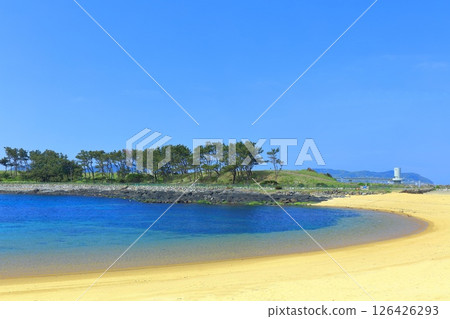 【佐賀縣】晴天的鳩間崎海灘 126426293