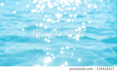 Sparkling water surface background 126426427