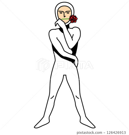 Person in white tights 126426913