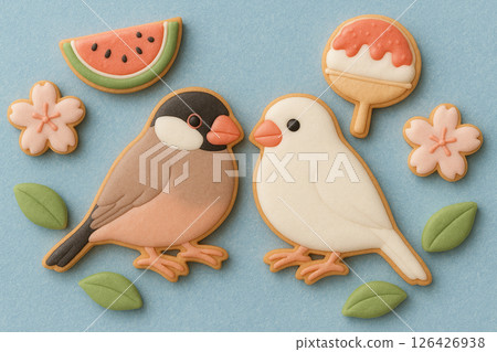 糖霜餅乾 x 夏天 x 爪哇麻雀 糖霜餅乾 x 夏天 x 爪哇麻雀 126426938