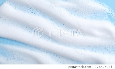 Softly spreading white foam texture background material 126426971