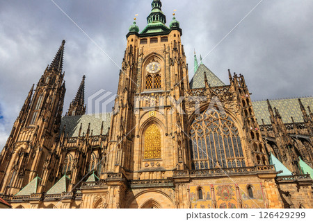 St. Vitus Cathedral in Prague, Czech Republic St. Vitus Cathedral in Prague, Czech Republic 126429299