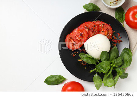 Salad Caprese, concept of tasty and delicious food 126430662