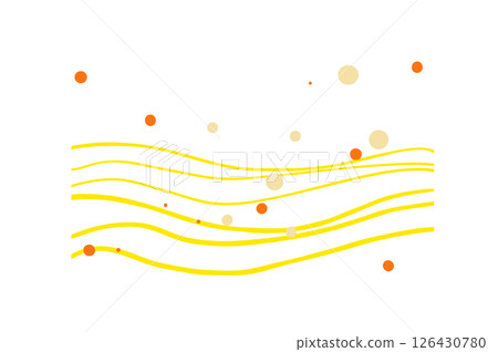 Orange concentration line Orange concentration line 126430780