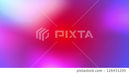 Image of colourful shapes moving on blue background 126431205