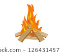 Bonfire illustration 126431457