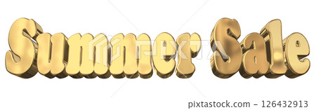 3DCG文字“夏季促銷” 3DCG文字“夏季促銷” 126432913