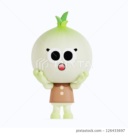 Cute local specialty onion character Cute local specialty onion character 126433697