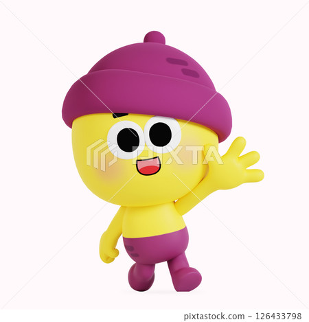 Cute local specialty sweet potato character Cute local specialty sweet potato character 126433798