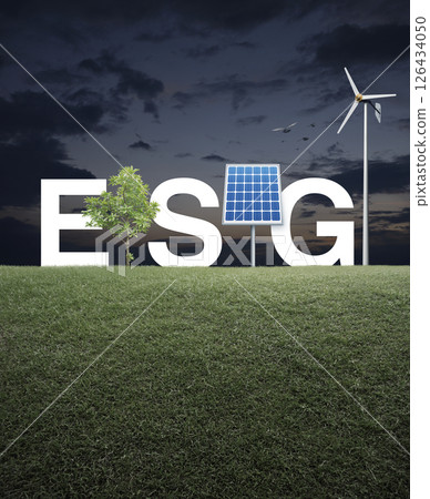 Environmental Social Corporate Governance concept 126434050