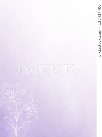 Lily x Japanese style background (purple) Lily x Japanese style background (purple) 126434400