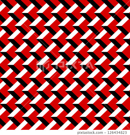 Three-dimensional background material, geometric pattern, texture, rectangle, swatch compatible, red Three-dimensional background material, geometric pattern, texture, rectangle, swatch compatible, red 126434823
