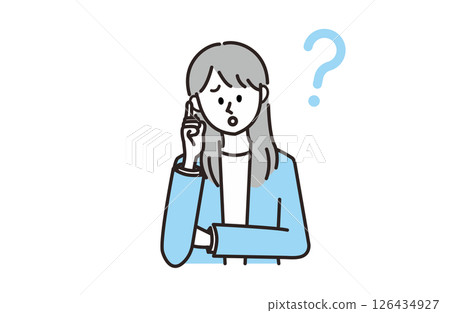 穿著西裝有問題的女人 126434927