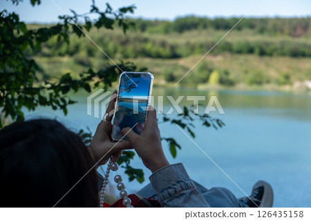 Capturing Lake View from Hammock Capturing Lake View from Hammock 126435158