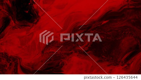 Image of red shapes on black background 126435644