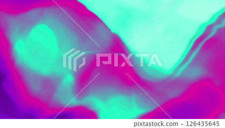 Image of purple shapes on blue background 126435645