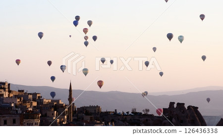Cappadocia Uchisar balloon 126436338